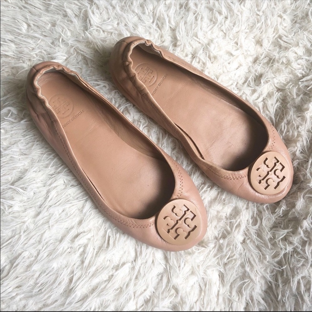 Sold! Tory Burch Minnie Travel Flats W7